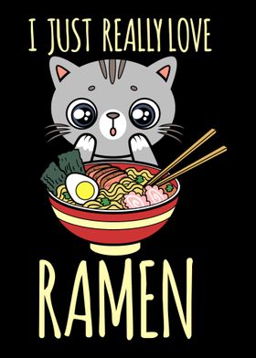 I Really Love Ramen Kawaii