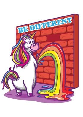 Funny Unicorn Be Differnt