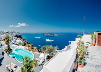 View of Santorini