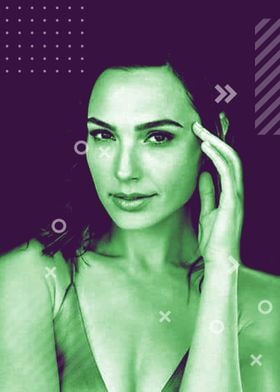 Gal Gadot Duotone