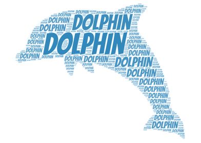 Dolphin Word Cloud