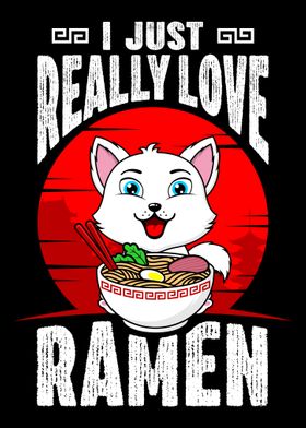 I Really Love Ramen Kawaii