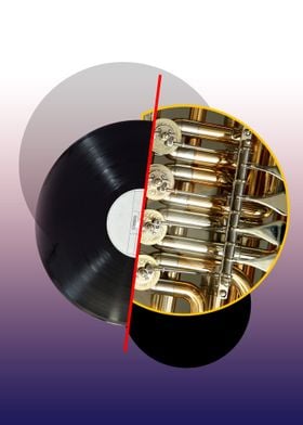 Vinyl and Tuba Artwork