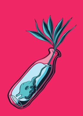 bottled plants