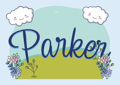 PARKER Baby Name Sign Gift