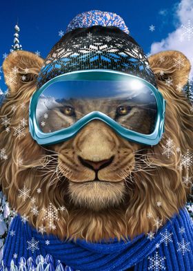 Lion in Winter Outfit