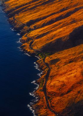 Gold Deep Blue Shore