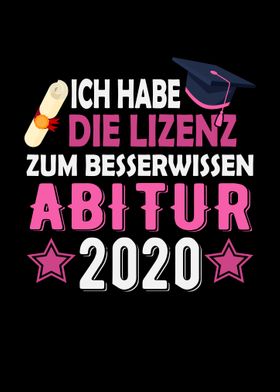 Abitur bestanden 2020
