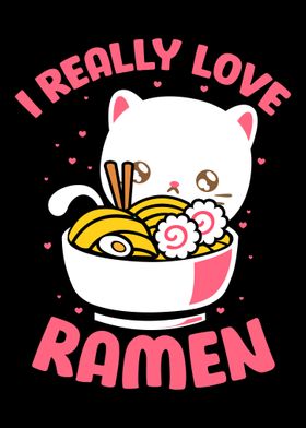 I Really Love Ramen Kawaii