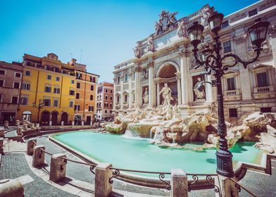 Trevi fountain Rome Italy