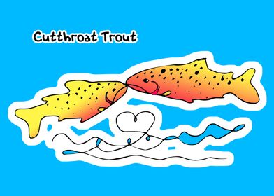 Cuttrhoat trout fish