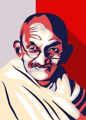 mahatma ghandi pop art