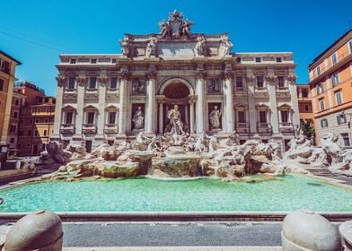 Trevi fountain Rome Italy