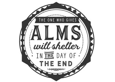 The one who gives ALMS 