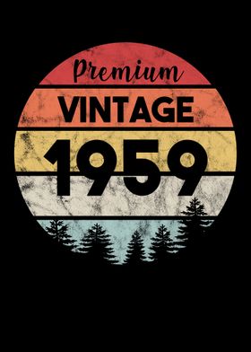 Retro 1959 Birthday