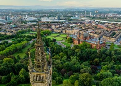 Glasgow University Tower