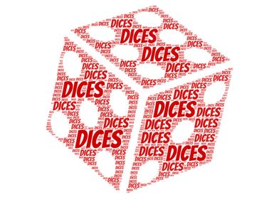 Dices Word Cloud