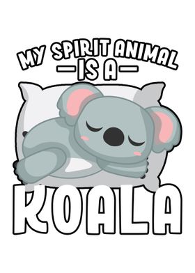 Spirit Koala Animal Sleep