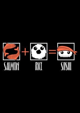 Foodie Rice Salmon Sushi