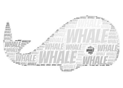 Whale Word Cloud