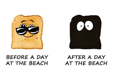 Before After Day At Beach