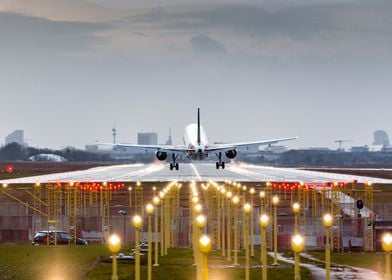 Aviation runway landing 