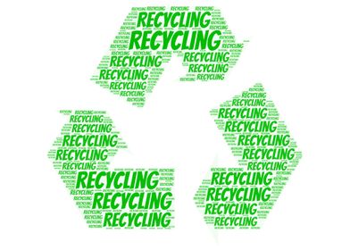 Recycling Word Cloud