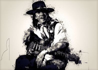 Stevie Ray Vaughan Art 32