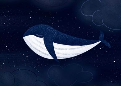 Whale in space