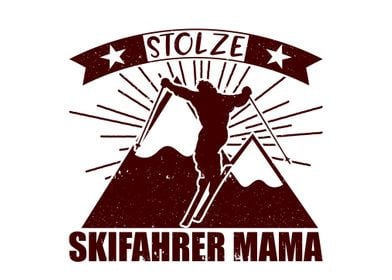 Proud Skiers Mama Mom