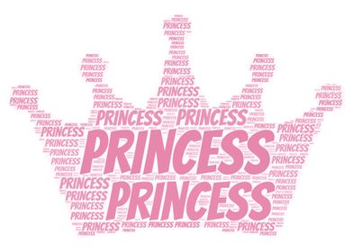 Princess Word Cloud