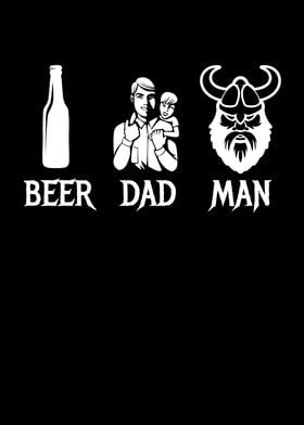 Beer Dad Man Bearded Man