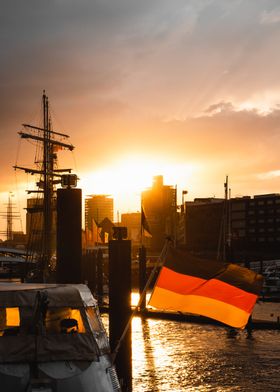 Hamburg Sunset 