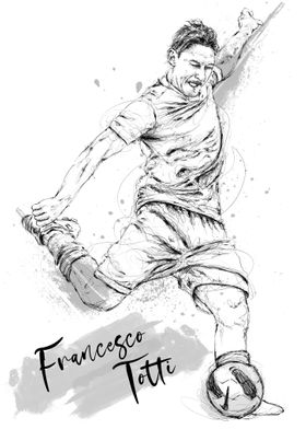 Francesco Totti Scribble