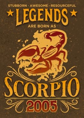 Born As Scorpio 2005 Gift