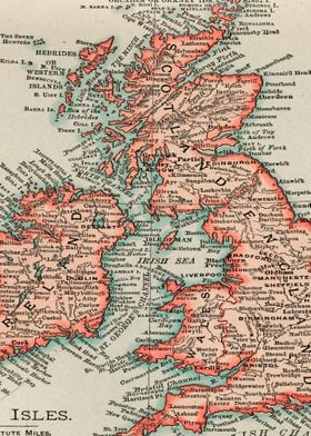 British Isles Vintage Maps