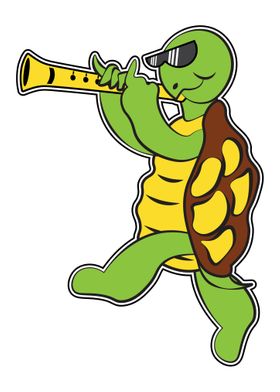 Turtle Sunglasses Flute