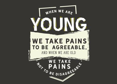 When we are young 