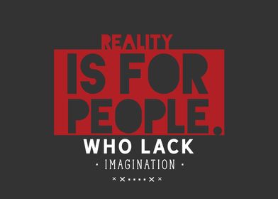  who lack imagination