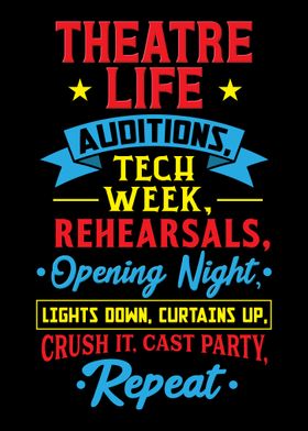 Funny Theater Life For Act