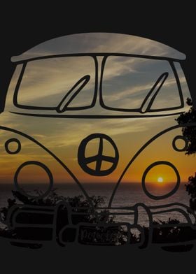 Van sunset