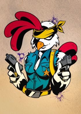Funny Chicken Gun Design