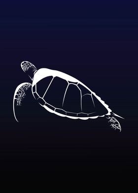 silhouette turtle