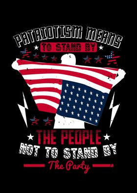 Patriotism means