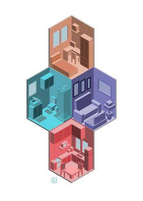 Isometric House 16