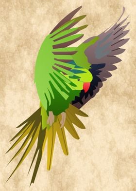 Green bird