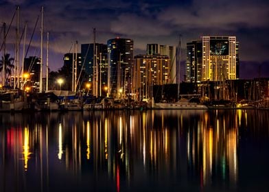 Waikiki from the Harbour