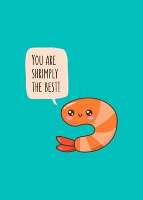 Cute Shrimp Pun Motivation