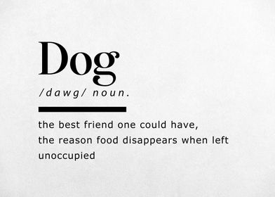 Funny Definition Dog