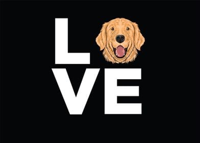 Love Golden Retriever 